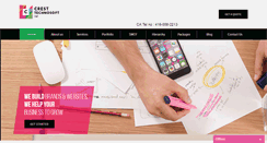 Desktop Screenshot of cresttechnosoft.com